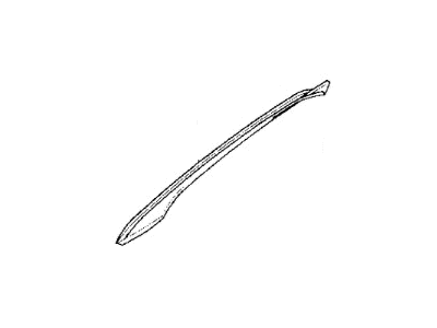 Chrysler MR712930 WEATHERSTRIP QUARTER OUTSIDE BELT
