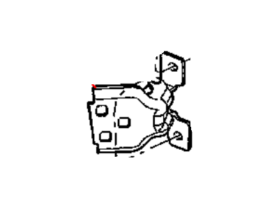 Jeep Grand Cherokee Door Hinge - 55136481AD