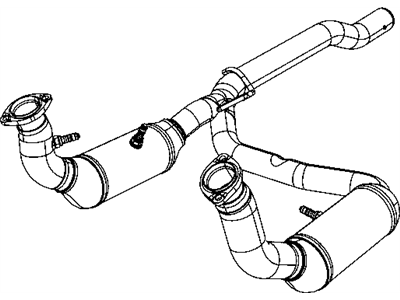 Dodge Nitro Catalytic Converter - 68105776AA