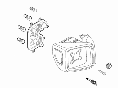Jeep Renegade Back Up Light - 68346452AA