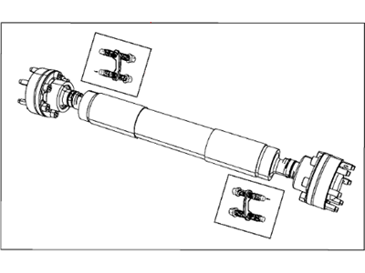 2020 Jeep Grand Cherokee Drive Shaft - 52123994AB