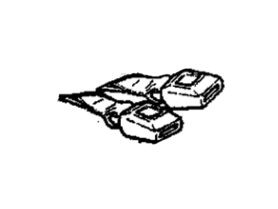 Dodge 5EL68RF6 SEAT BELT, Buckle & Buckle