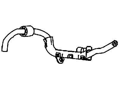 Jeep 68003484AA HOSE Fuel Filter This is the Rubber Hose Off the Corner of the Injection Pump