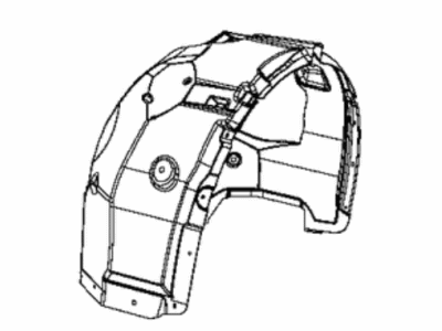 Chrysler 68477542AA SHIELD Splash Front
