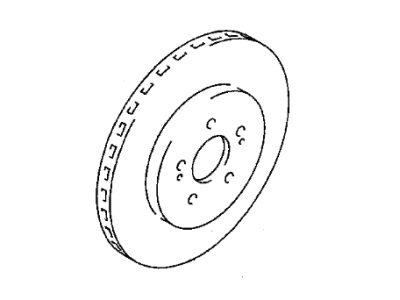 2004 Chrysler Sebring Brake Disc - V5015127AA
