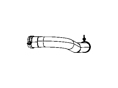 Ram 55056954AB HOSE Radiator Inlet