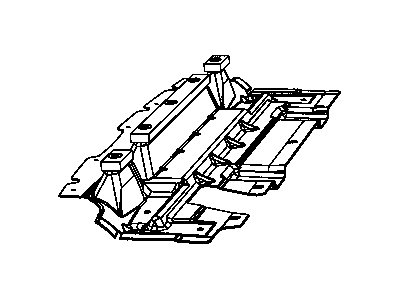 Ram 55371022AD SEAL Radiator Lower