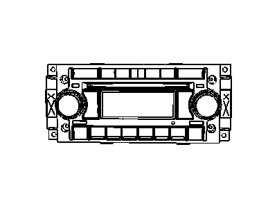 Chrysler 5091509AF RADIO AM/FM with CD and Equalizer