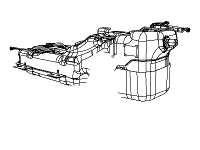 Dodge 52129198AD TANK Fuel - Plastic