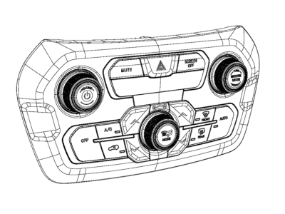 Jeep Renegade A/C Switch - 6VN79LXHAA