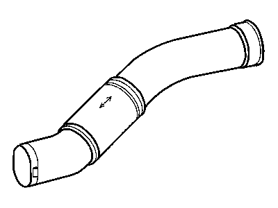 Chrysler 5097821AA HOSE Air Cleaner to Intake Scoop Left
