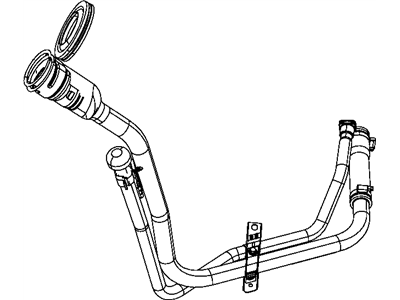 Dodge 52129225AG TUBE Fuel Filler