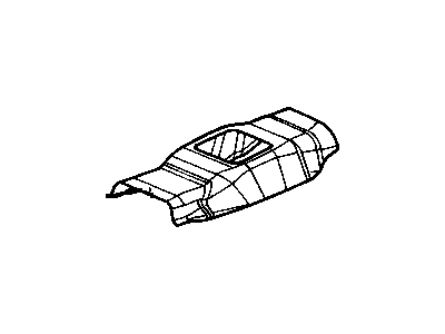Dodge 55350713AB Silencer - Floor Pan Front Tunnel