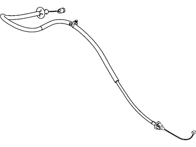 Dodge Accelerator Cable - 4891555AB