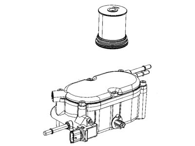 Jeep Fuel Water Separator Filter - 4726068AB