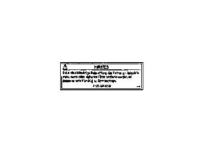 Dodge 1GY38VA0AA LABEL Warning