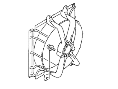 1994 Dodge Stealth Fan Shroud - MB660751