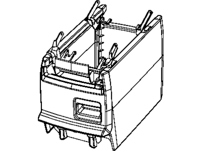 Mopar 1JC891D5AA Storage Compart, Rear