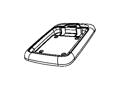Dodge YQ04XDVAC TRAY Floor Console