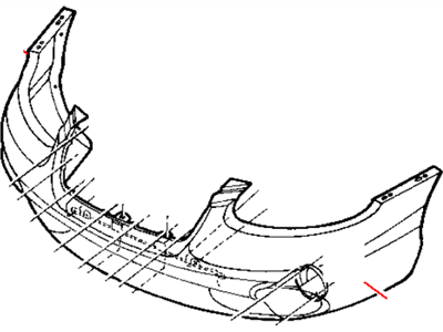 Chrysler Sebring Bumper - 5288084