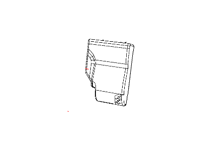 Dodge 1TZ53JDYAA Cover - Rear Seat Back