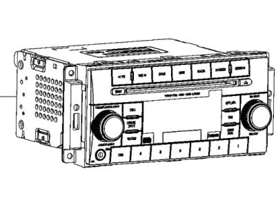 Jeep 68252823ZC RADIO MULTI Media