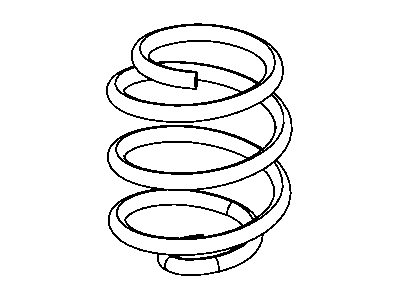 Jeep 68004459AA SPRING Rear Coil
