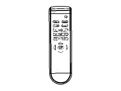Dodge 5083190AA REMOTE Wireless Infrared