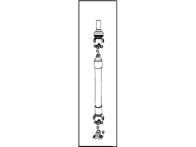 Ram 52123933AA SHAFT Drive Rear 1-Piece