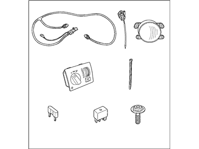 Mopar 82209665 Light Kit Fog