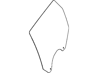 Dodge 5076890AC GLASS Rear Door
