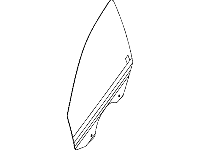Dodge 5076886AD GLASS Front Door