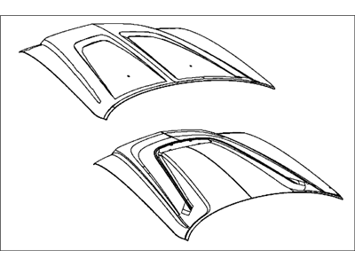 Mopar 68089361AA Hood