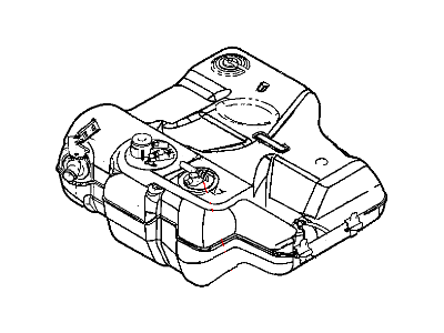 Dodge 5016223AA TANK Fuel