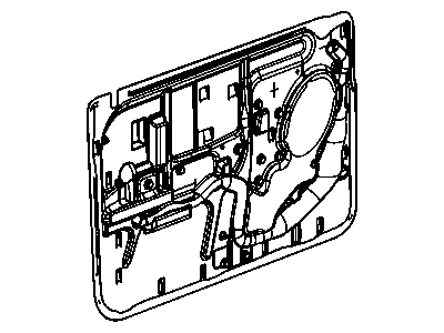 Dodge 55276173AL WATERSHIELD Front Door