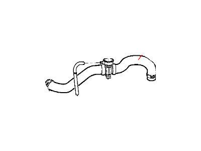 Mopar 52028810AC Hose Radiator Inlet, Upper