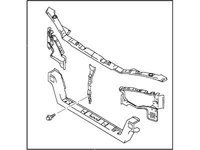 Chrysler MB959390 SUPPORT Headlamp