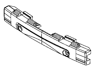 Mopar 68100244AA Absorber, Front