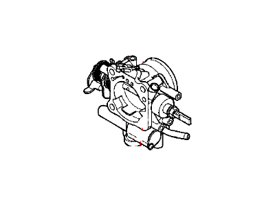 Chrysler MD628117 THROTTLE BODY