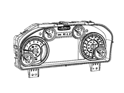 Ram 4500 Speedometer - 68280830AC
