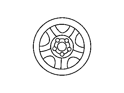 Jeep 52088140AB WHEEL Steel