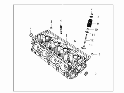 Chrysler Cylinder Head - 68280502AF