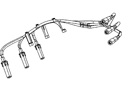 Jeep 5149028AC CABLE Ignition