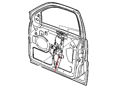 Jeep Grand Cherokee Window Regulator - 4589171AA