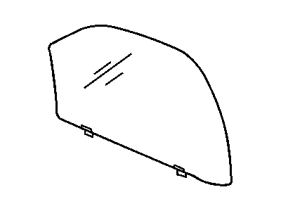 Dodge 55372812AA GLASS Front Door