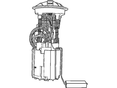 Mopar 5135549AA Module Package Fuel Pump/Level Unit