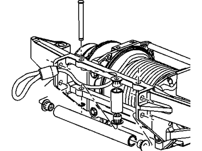 Dodge 52121221AE BRACKET Winch