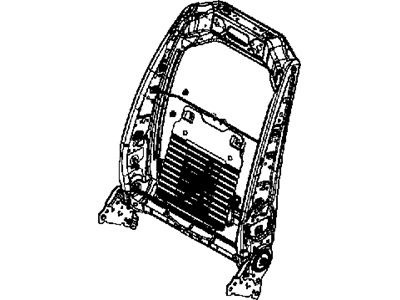 Dodge 4610314AF FRAME Front Seat Back