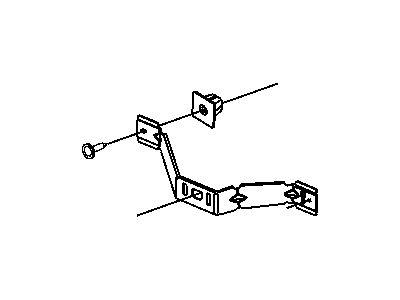 Chrysler 5028294AA BRACKET Door Pull Cup