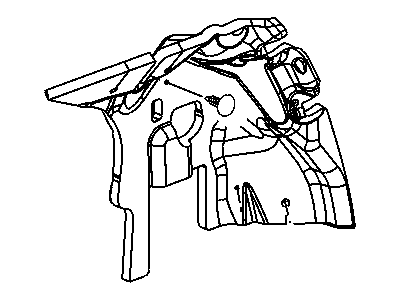 Dodge 5000006AB SILENCER Wheelhouse